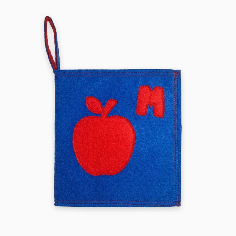 libro sensorial para bebés en colores vivos